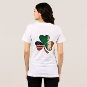 "Lucky Heritage" 🍀🇺🇸🇮🇪 Tri-Blend Shirt (Achterkant volledig)
