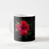 "Lucky Hibiscus" Mok (Voorkant links)