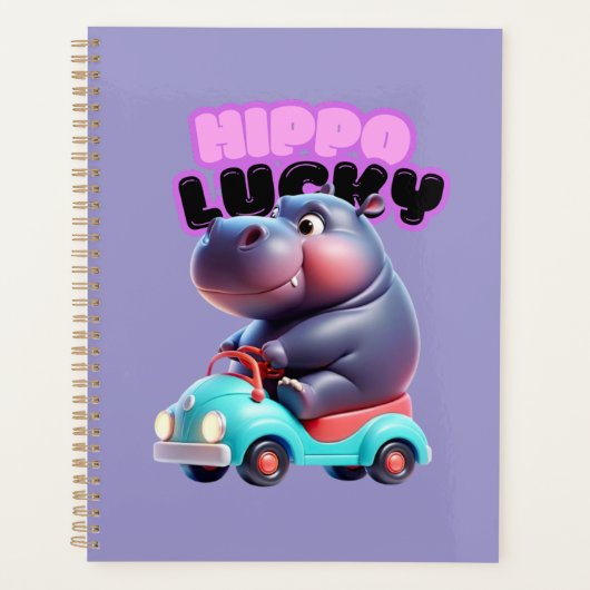 Lucky Hippo Planner (Voorkant)