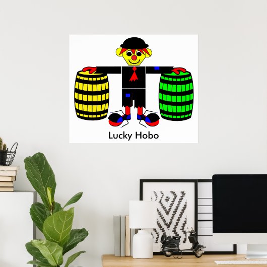 Lucky Hobo - Roaring 20s Poster (Thuiskantoor)