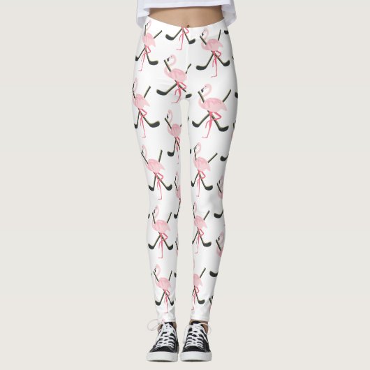 Lucky Hockey Victory Flamingo Leggings (Voorkant)