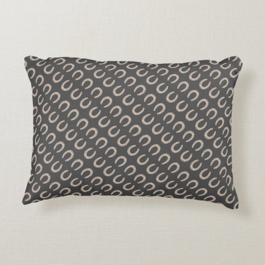 Lucky Hoefijzer Accent Kussen (Achterkant)