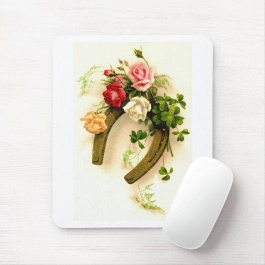 Lucky Hoefijzer art Muismat (Met muis)