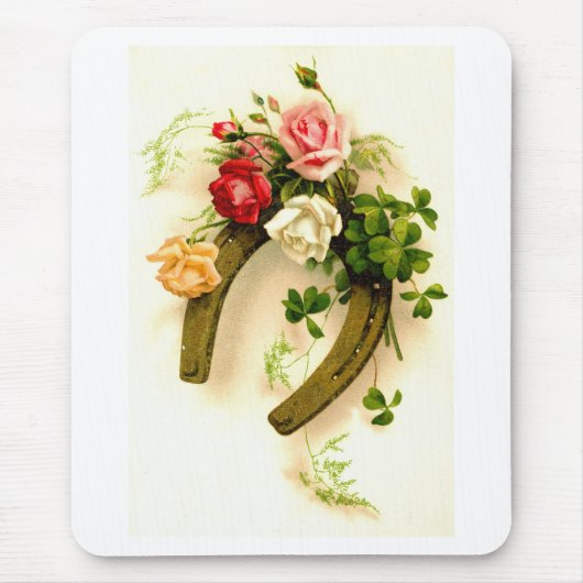 Lucky Hoefijzer art Muismat (Voorkant)