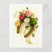 Lucky Hoefijzer Briefkaart (Voorkant)