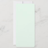 Lucky Hoefijzer en Gouden Munten Menu Kaart (Achterkant)