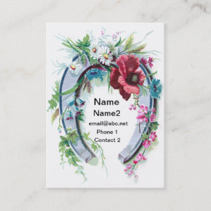 Lucky Hoefijzer en Poppy Visitekaartje