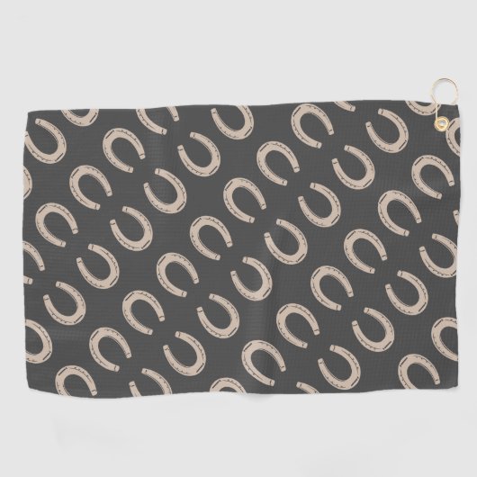 Lucky Hoefijzer Golfhanddoek (Horizontaal)
