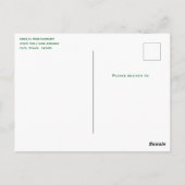 Lucky Hoefijzer & Gouden Munten St. Patrick's Day Briefkaart (Achterkant)