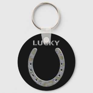 Lucky Hoefijzer in Silver Sleutelhanger