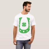 Lucky Hoefijzer Kinder Essential Crew T-shirt (Voorkant volledig)