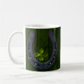 Lucky Hoefijzer Klaver Design Koffie Mok Cup (Links)