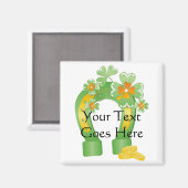  Lucky Hoefijzer Magnet (Voorkant / Achterkant)