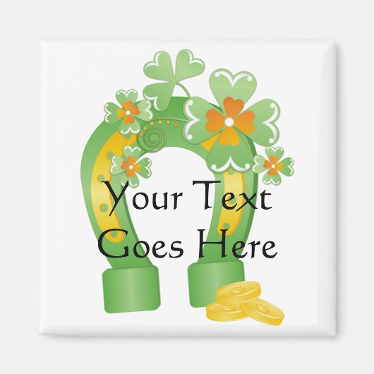  Lucky Hoefijzer Magnet (Voorkant)