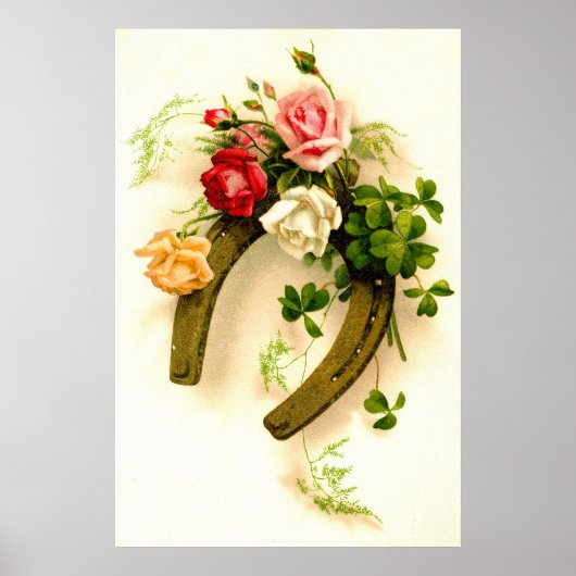 Lucky Hoefijzer Poster (Voorkant)