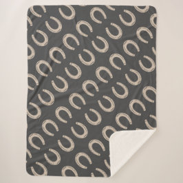 Lucky Hoefijzer Sherpa Deken