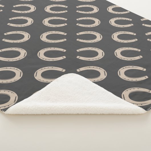 Lucky Hoefijzer Sherpa Deken (3/4)