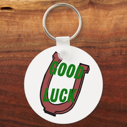 Lucky Hoefijzer - Sleutelhanger (Voorkant)