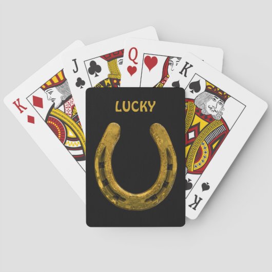 Lucky Hoefijzer-speelkaarten Pokerkaarten (Achterkant)