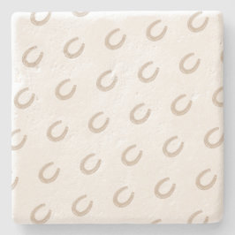 Lucky Hoefijzer Stenen Onderzetter