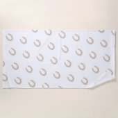 Lucky Hoefijzer Strandlaken (Voorkant)