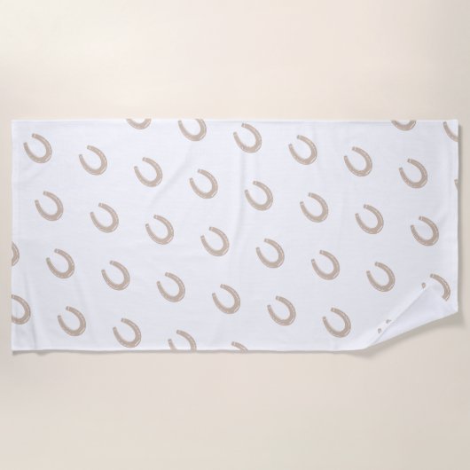 Lucky Hoefijzer Strandlaken (Voorkant)