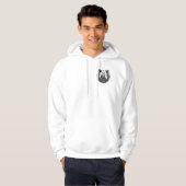 Lucky hoefijzer tattoo hoodie (Voorkant volledig)