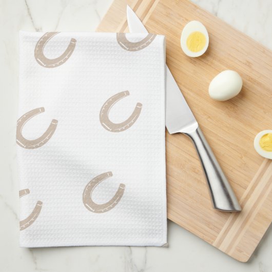 Lucky Hoefijzer Theedoek (Quarter Fold)