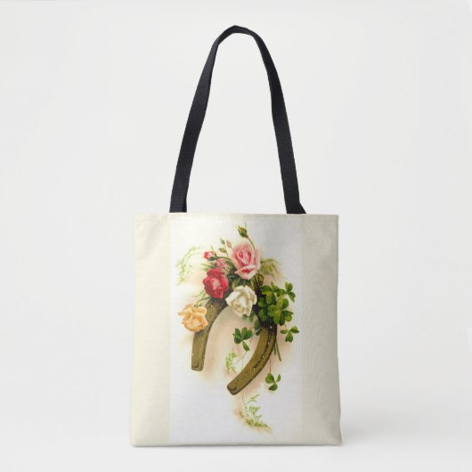 Lucky hoefijzer tote bag (Voorkant)