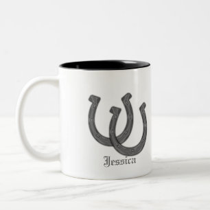 Lucky Hoefijzer Tweekleurige Koffiemok