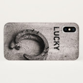 Lucky Hoefijzer Westerne Sepia Foto Case-Mate iPhone Case (Achterkant (horizontaal))