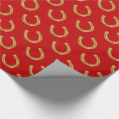 Lucky hoefijzers cadeaupapier (Hoek)