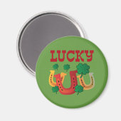 Lucky Hoefijzers Magneet (Voorkant / Achterkant)