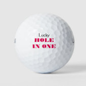 Lucky Hole beroemd gemaakt door One Funny Golfer Q Golfballen (Voorkant)
