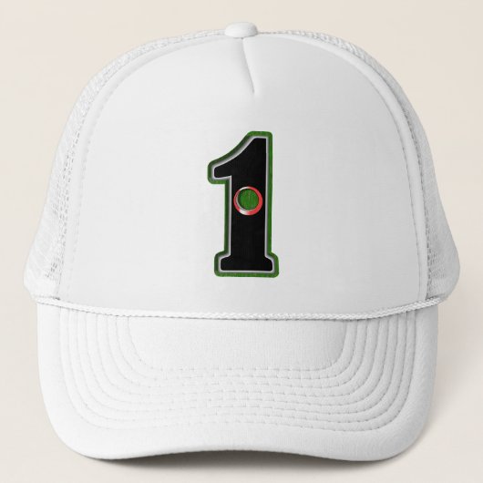 Lucky Hole in One Trucker Pet (Voorkant)