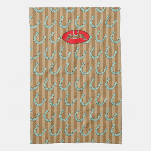 Lucky Hoof - Kitchen Towel Theedoek (Verticaal)