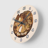 Lucky Horse Clock Ronde Klok (Hoek)