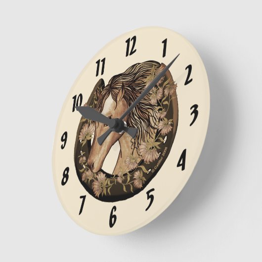 Lucky Horse klok (Hoek)