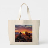 Lucky Horseshoe Grote Tote Bag (Achterkant)