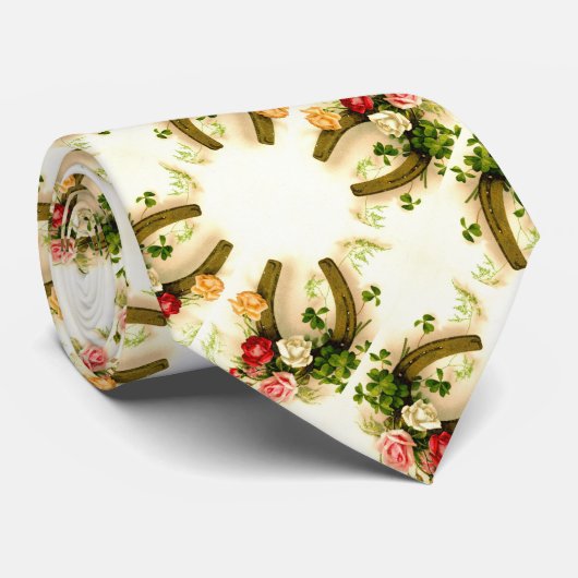 Lucky horseshoe wedding stropdas