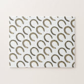 Lucky Horseshoes op witte legpuzzel (Horizontaal)