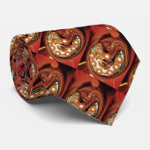 Lucky horseshoes trendy smart stropdas (Opgerold)