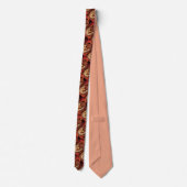 Lucky horseshoes trendy smart stropdas (Achterkant)