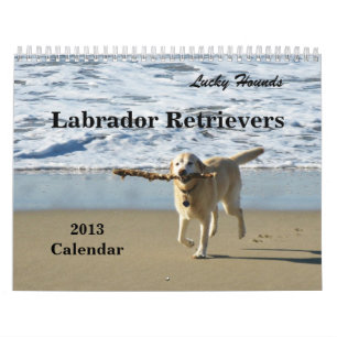 Lucky Hounds Labrador Retriever Agenda 2013 Kalender