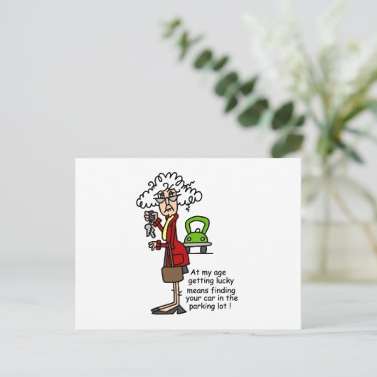 Lucky Humor krijgen Briefkaart (Staand voorkant)