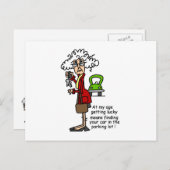 Lucky Humor krijgen Briefkaart (Voorkant / Achterkant)