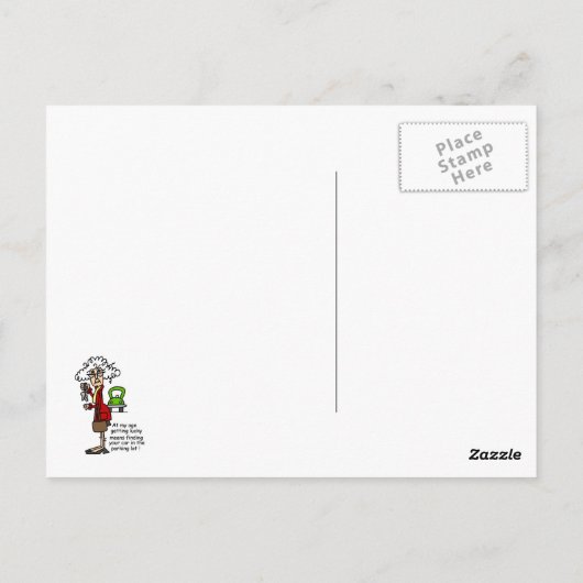 Lucky Humor krijgen Briefkaart (Achterkant)