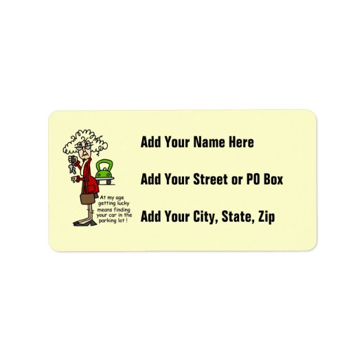 Lucky Humor krijgen Etiket (Voorkant)