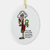 Lucky Humor krijgen Keramisch Ornament (Rechts)