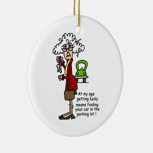 Lucky Humor krijgen Keramisch Ornament (Rechts)